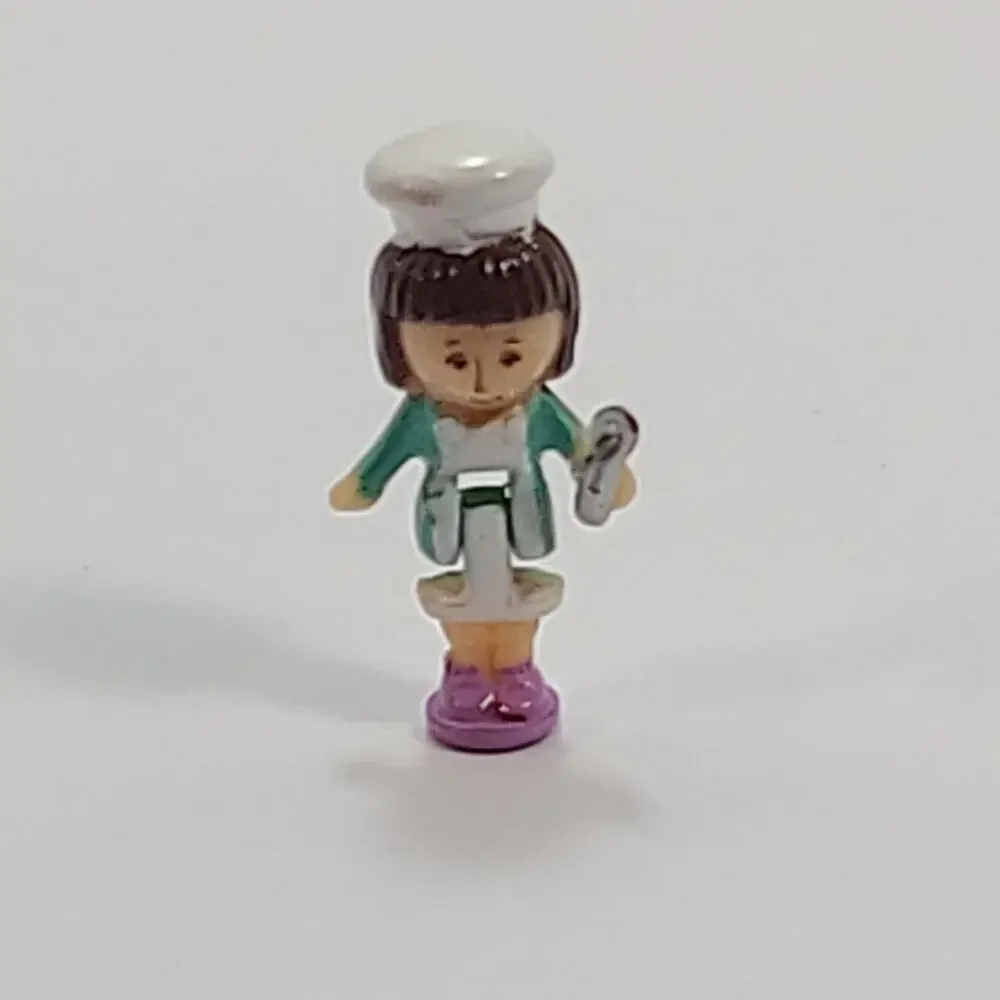 Polly Pocket Vintage Dolls 1993 Pizzeria Chef Belinda Bluebird Toys